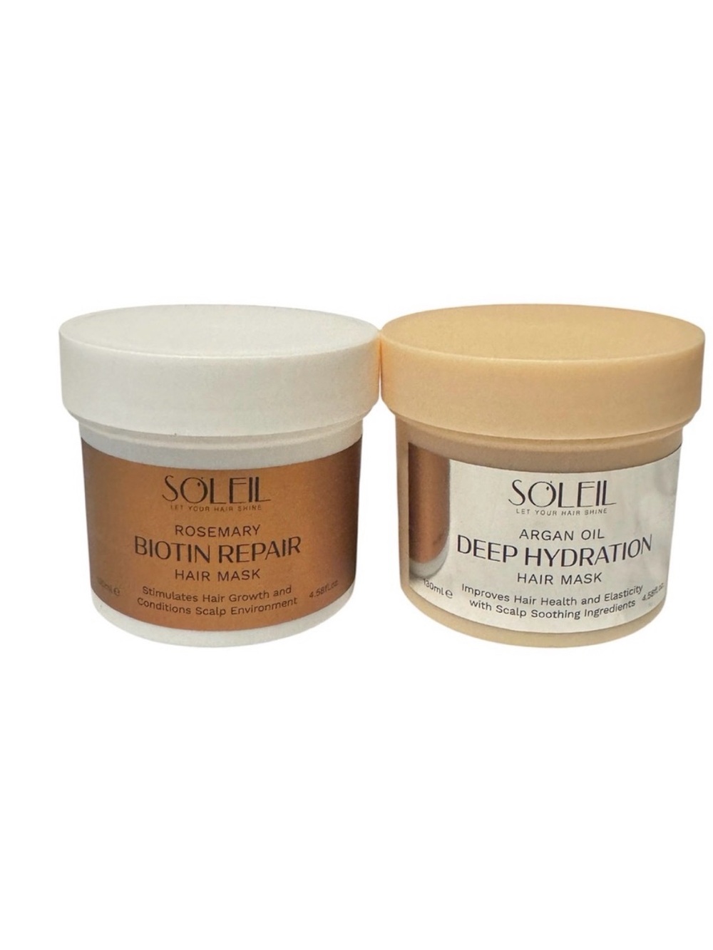 Rosemary Biotin Repair & Argan Oil Deep Hydration Hair Masks -